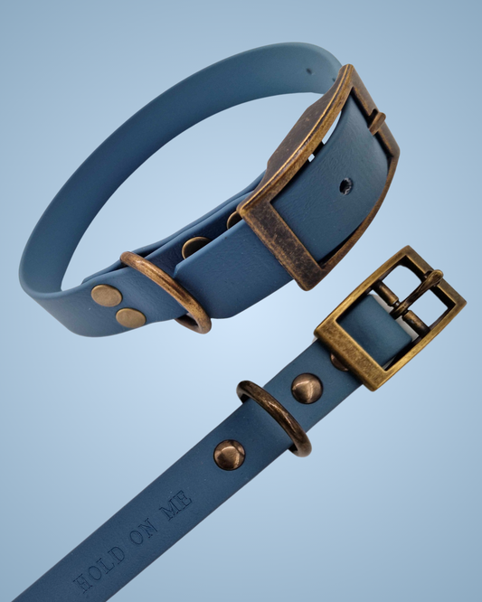 Biothane halsband Deep Ocean