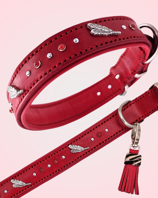 Halsband Moulin Red