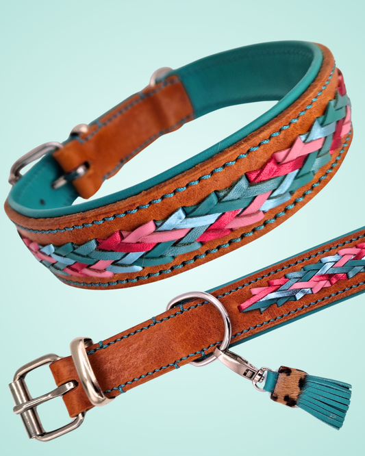 Halsband Indian Blue