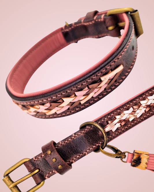 Halsband Indian Pink