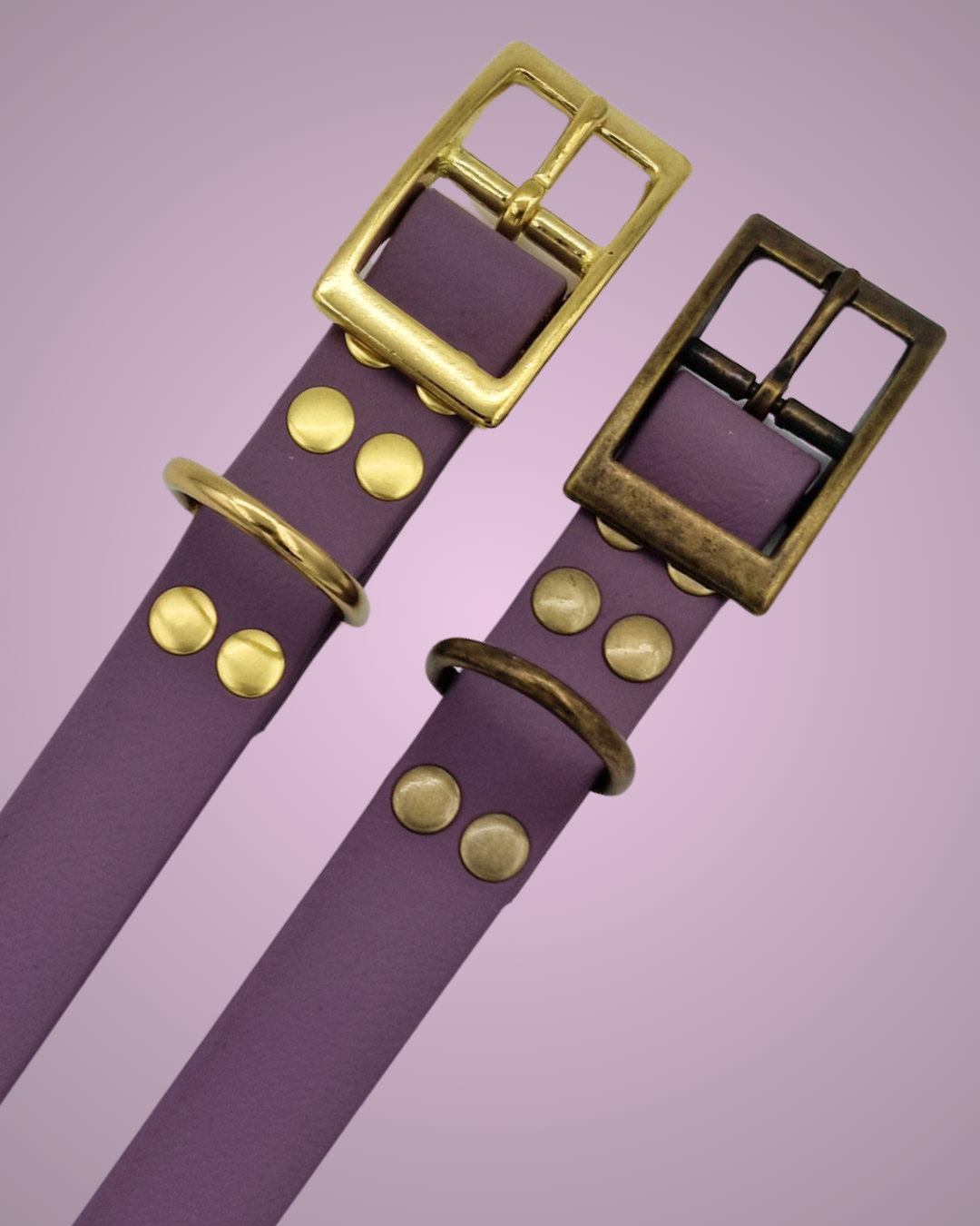 Biothane halsband Dusty Lilac
