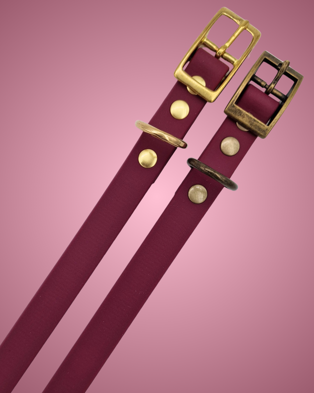 Biothane halsband Rasp Berry