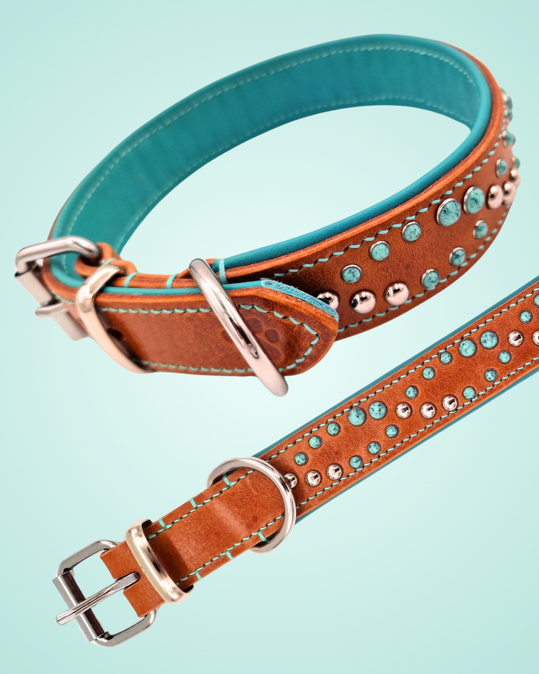 Halsband Pearl Blue