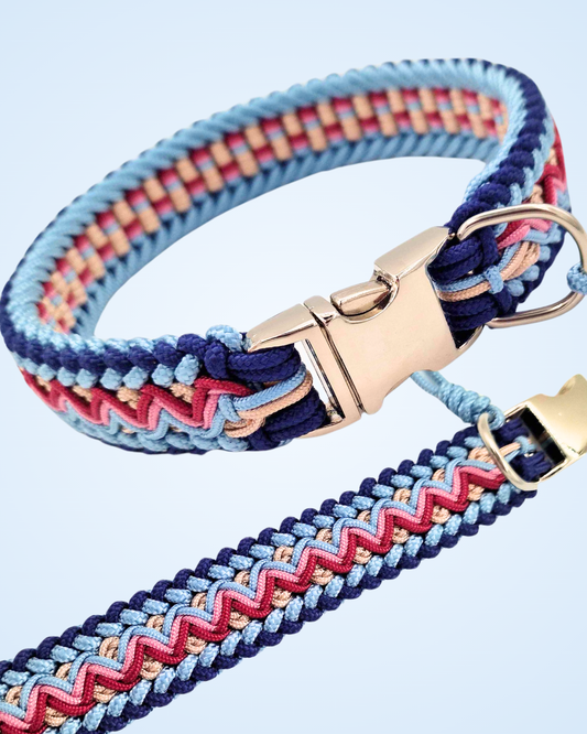 Halsband Rainbow Blue
